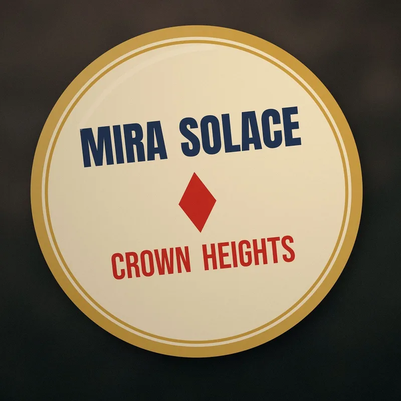 Crown Heights enamel pin by Mira Solace