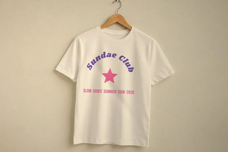 Slow Dance Summer tour tee 2026 by Sundae Club