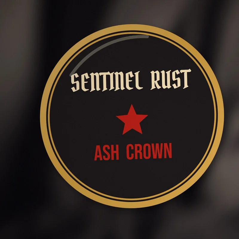Ash Crown enamel pin by Sentinel Rust