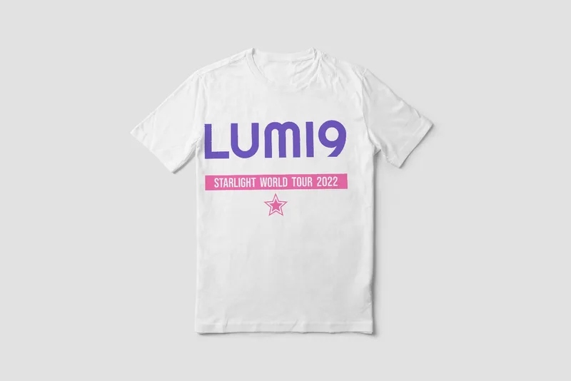 LUMI9, Starlight world tour tee, 2022 by LUMI9