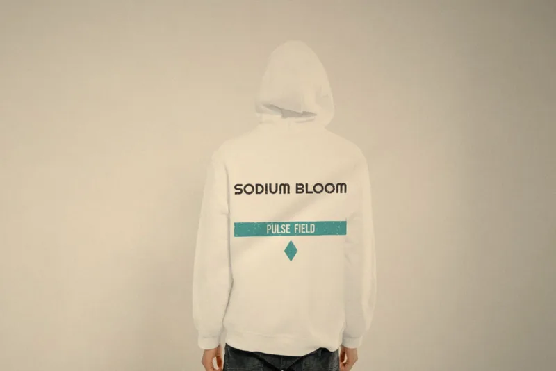 Pulse Field hoodie by Sodium Bloom