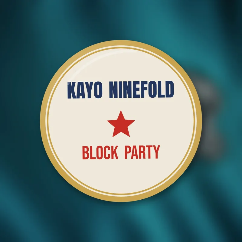 Block Party enamel pin by Kayo Ninefold