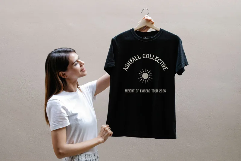 Weight of Embers tour tee 2026 by Ashfall Collective