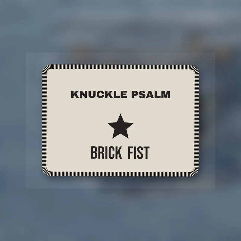 Brick Fist patch by Knuckle Psalm