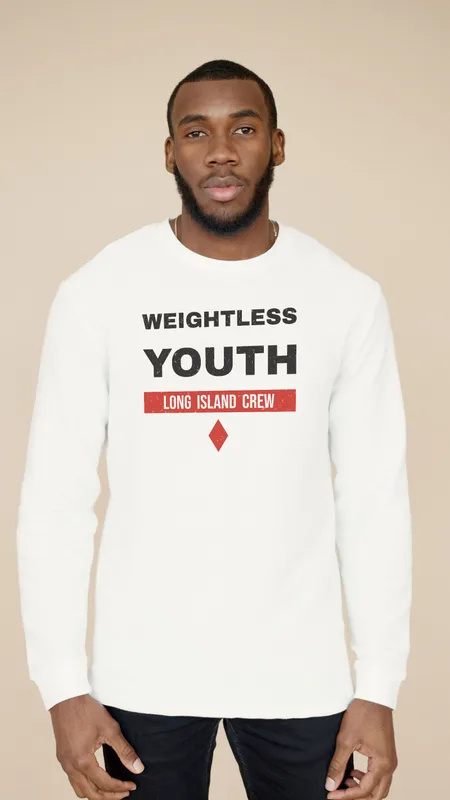 Long Island crew longsleeve by Weightless Youth