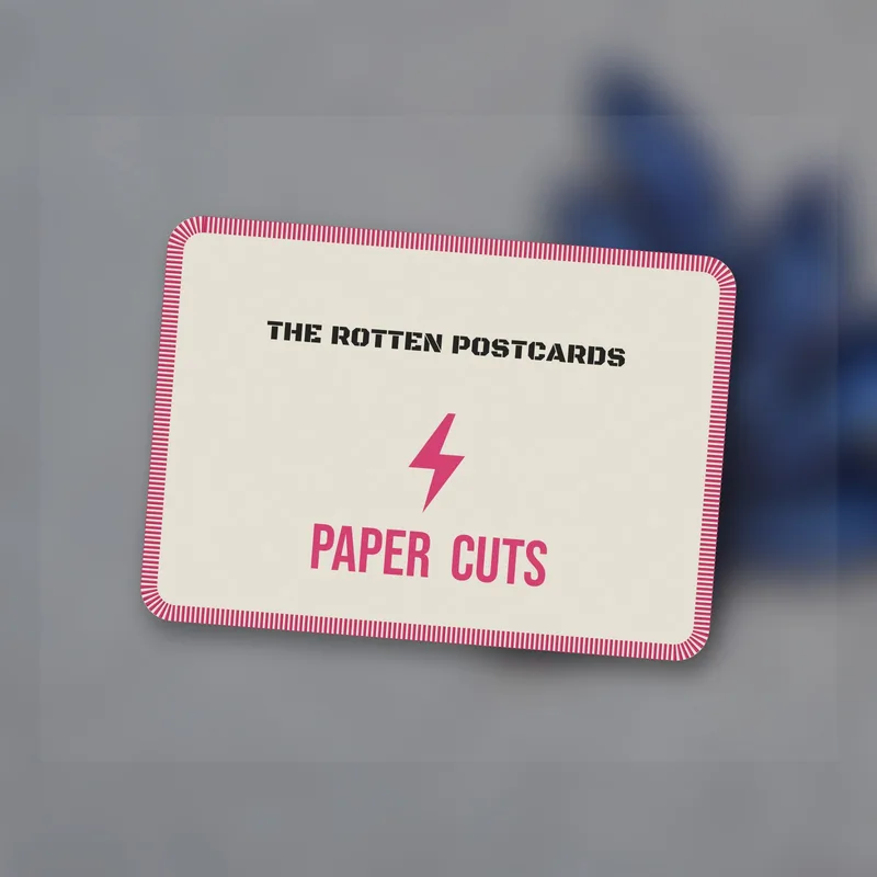 Paper Cuts patch by The Rotten Postcards