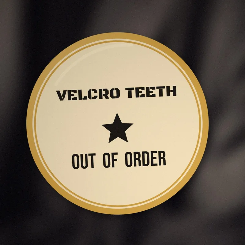Out of Order enamel pin by Velcro Teeth
