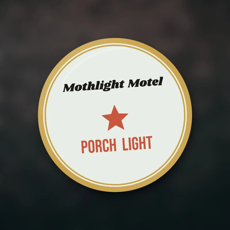 Porch Light enamel pin by Mothlight Motel