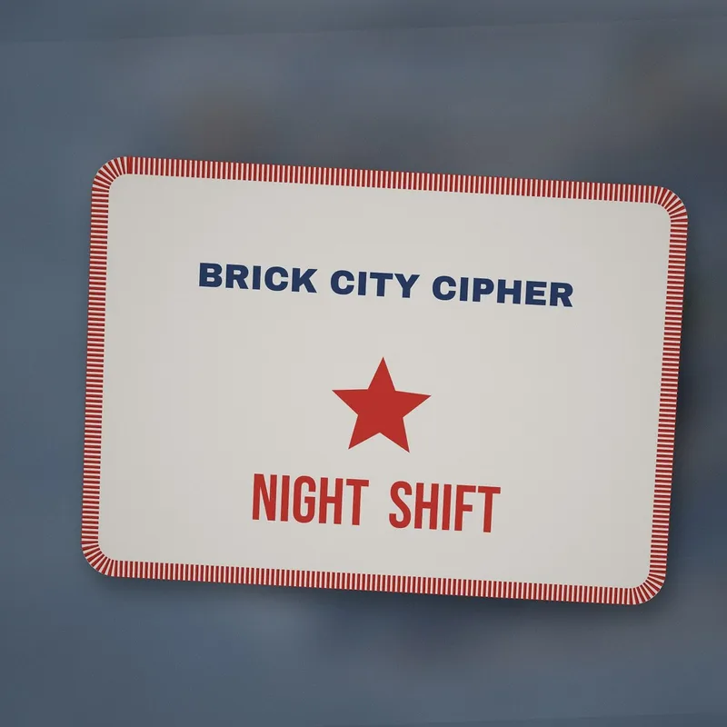 Night Shift patch by Brick City Cipher