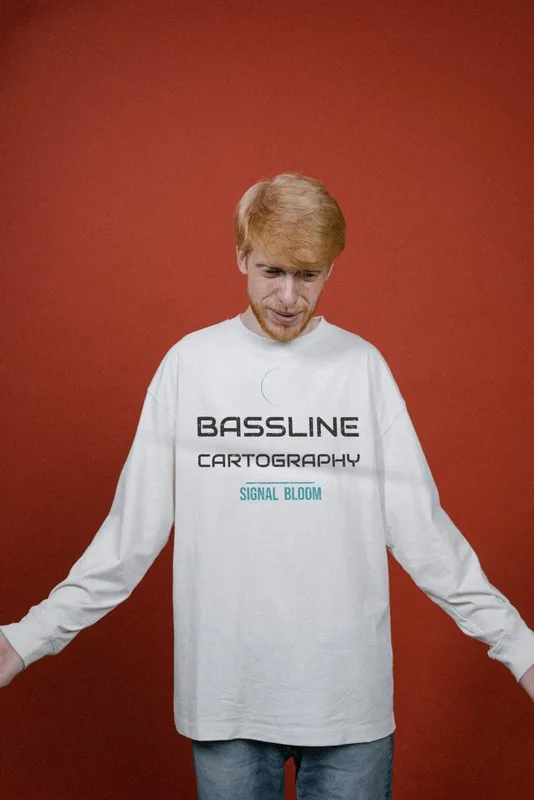 Signal Bloom longsleeve by Bassline Cartography