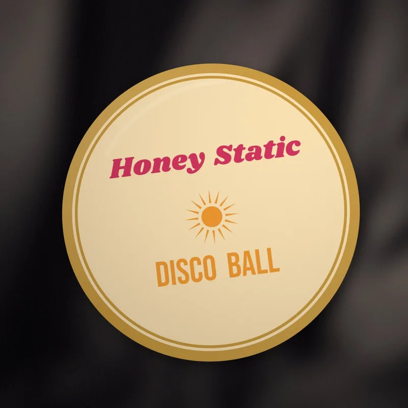 Disco Ball enamel pin by Honey Static