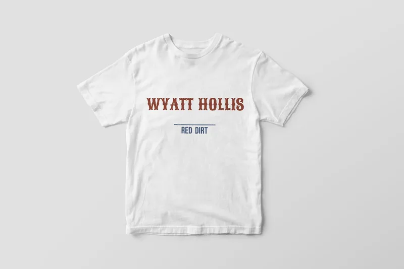 Red Dirt tee by Wyatt Hollis