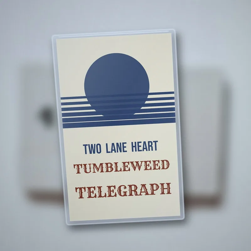 Two Lane Heart cassette by Tumbleweed Telegraph