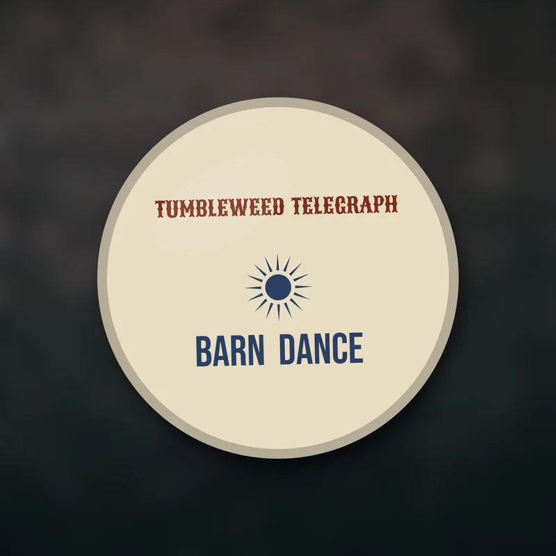 Barn Dance button by Tumbleweed Telegraph