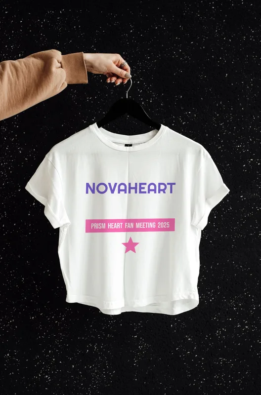 Prism Heart fan meeting tee by Novaheart