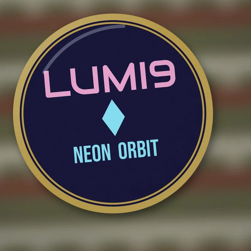 Neon Orbit enamel pin by LUMI9