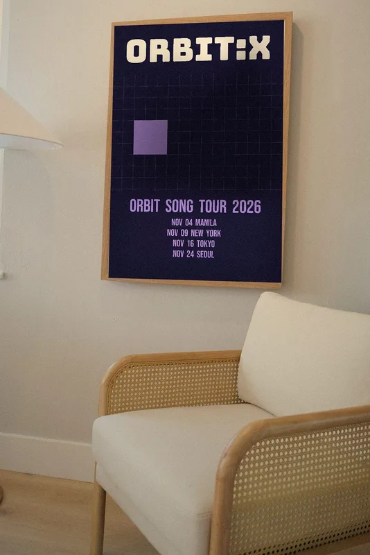 Orbit Song concert poster 2026 by Orbit:x