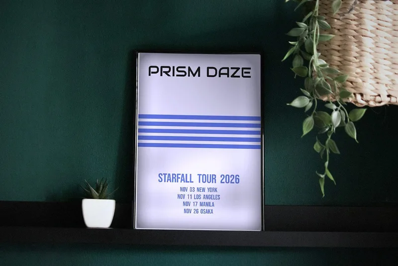 Starfall concert poster 2026 by Prism Daze
