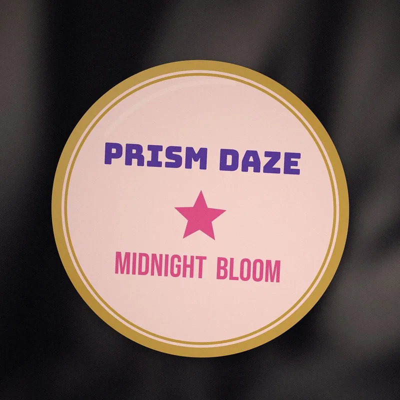 Midnight Bloom enamel pin by Prism Daze